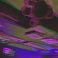 a room with a lot of lights in it